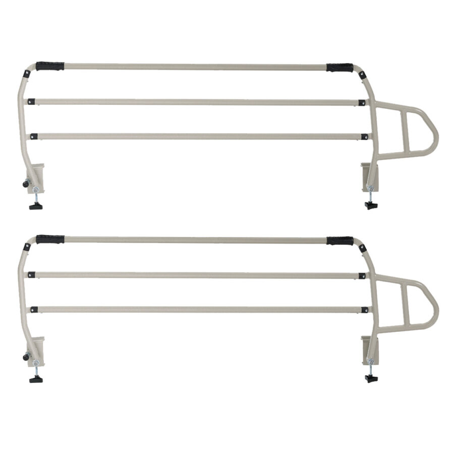 Juego de barandillas abatibles de seguridad